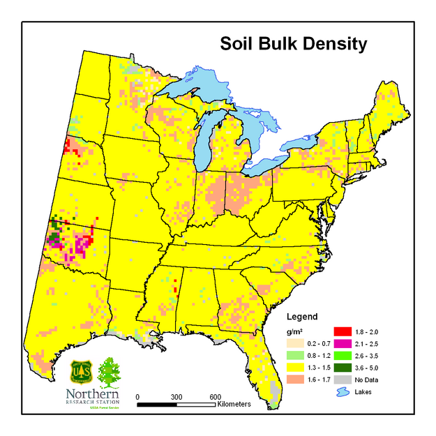 Soil bulk density (g/cm3)