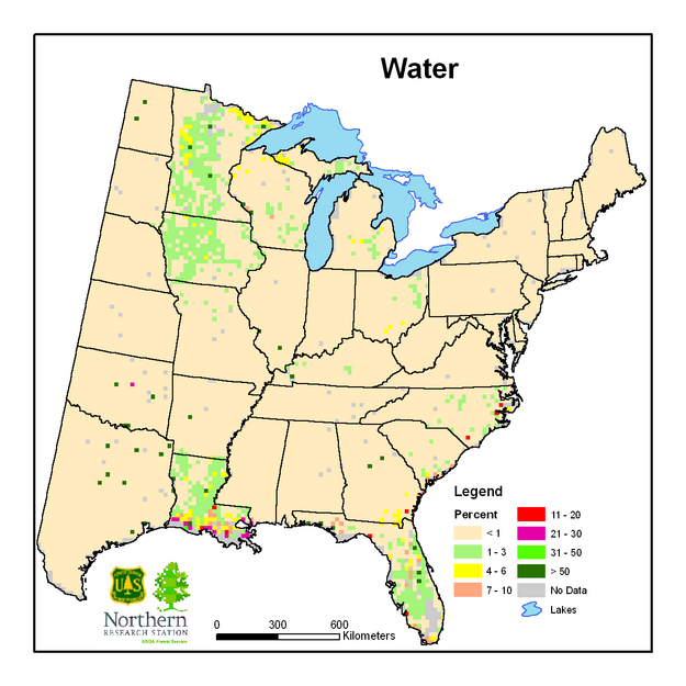 % Water