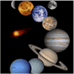 Image of types of planetary objects